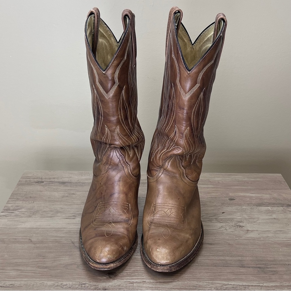 Frye Pull On Cowgirl Western Boots Vintage Women 9.5 Concert Season!